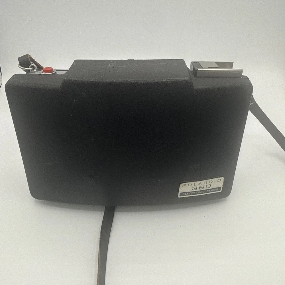 Polaroid Land Camera 360 Electronic Flash Untested Vintage 1960 Polaroid Camera
